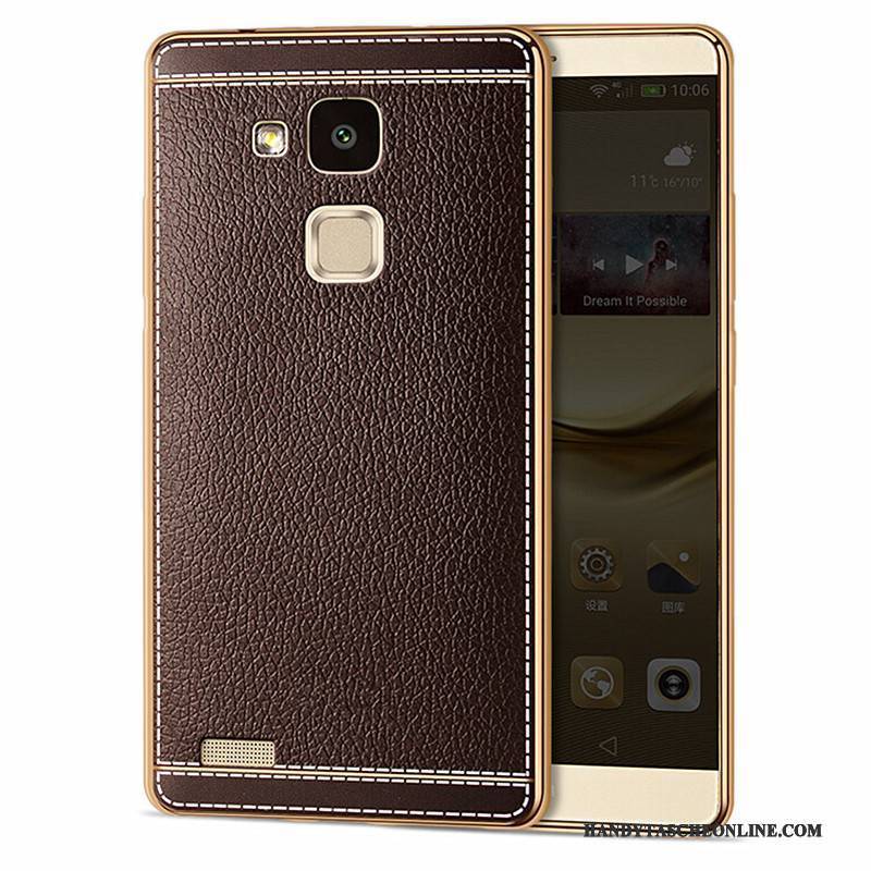Hülle Huawei Ascend Mate 7 Leder Muster Überzug, Case Huawei Ascend Mate 7 Weiche