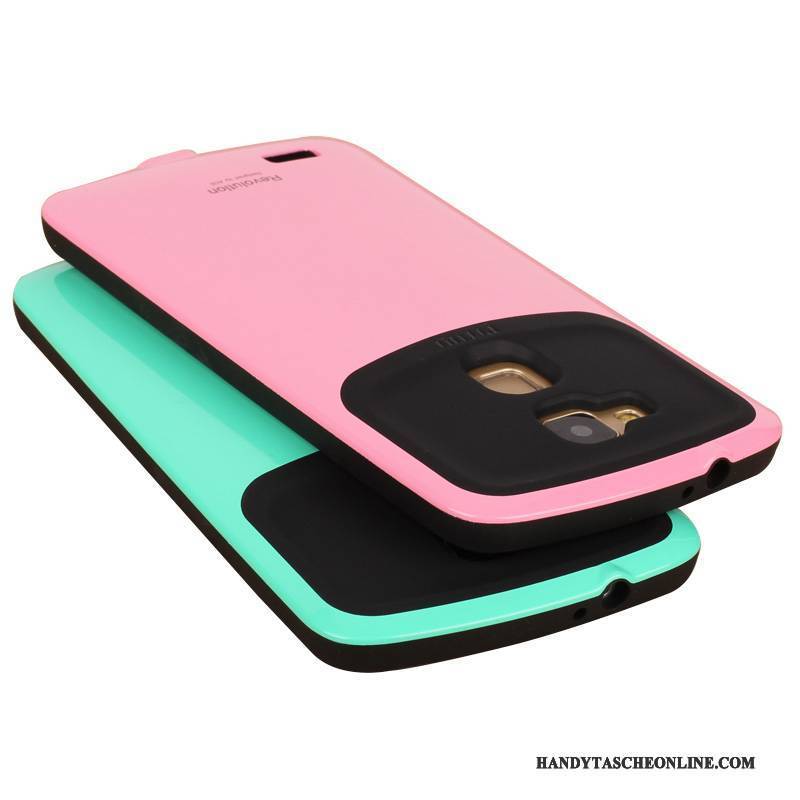 Hülle Huawei Ascend Mate 7 Silikon Anti-sturz Grün, Case Huawei Ascend Mate 7 Weiche Dünne Rosa