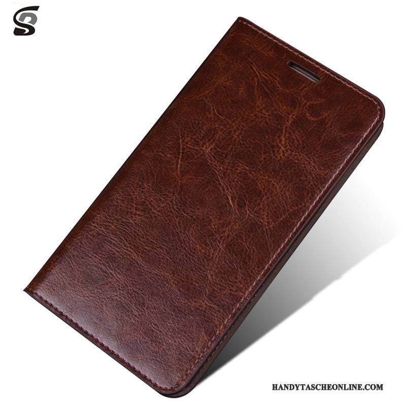 Hülle Huawei G7 Plus Lederhülle Anti-sturz Handyhüllen, Case Huawei G7 Plus Schutz