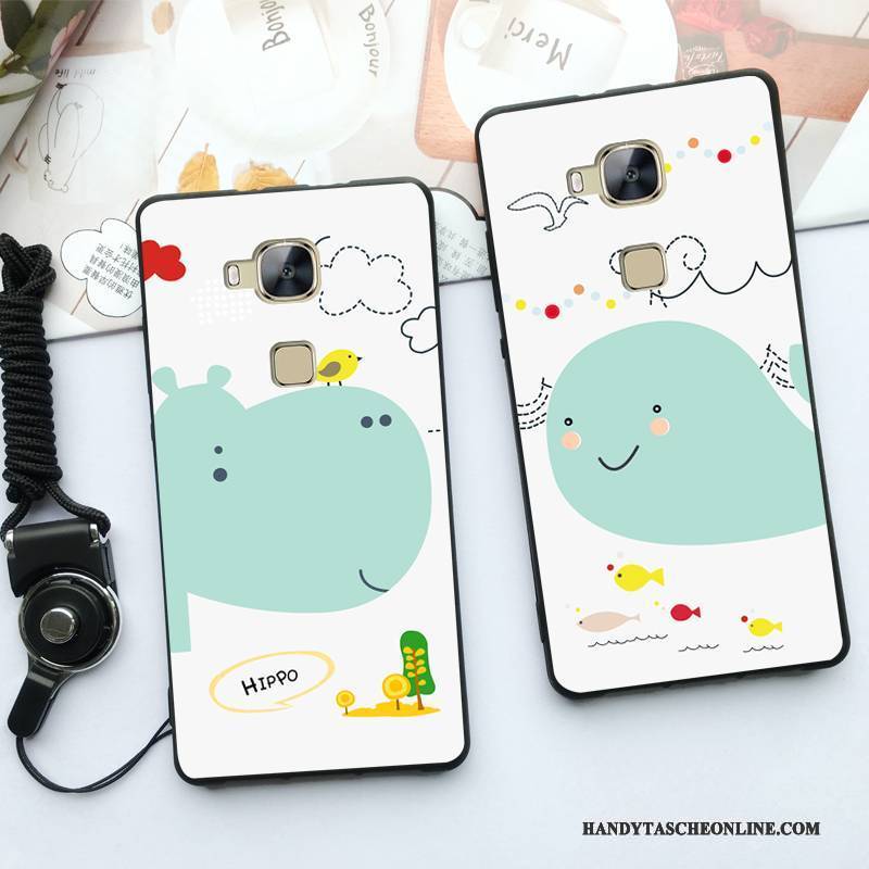 Hülle Huawei G7 Plus Schutz Handyhüllen Anti-sturz, Case Huawei G7 Plus Taschen Hellblau