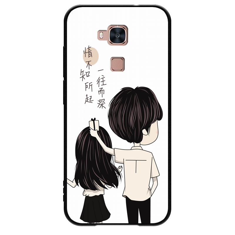 Hülle Huawei G7 Plus Schutz Weiß Handyhüllen, Case Huawei G7 Plus Weiche