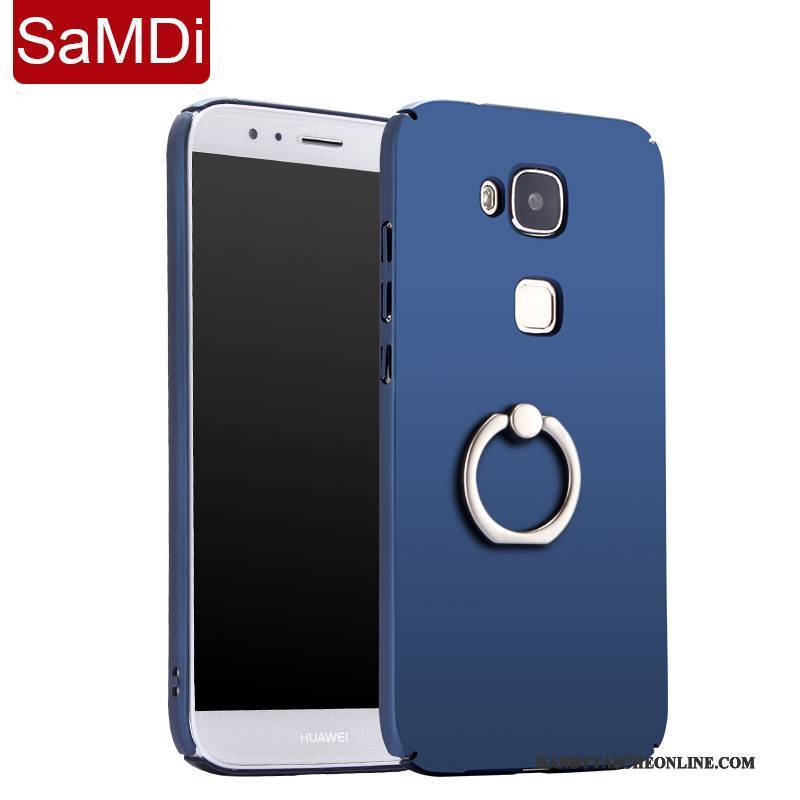 Hülle Huawei G7 Plus Silikon Grün Nubuck, Case Huawei G7 Plus Schutz Ring Handyhüllen