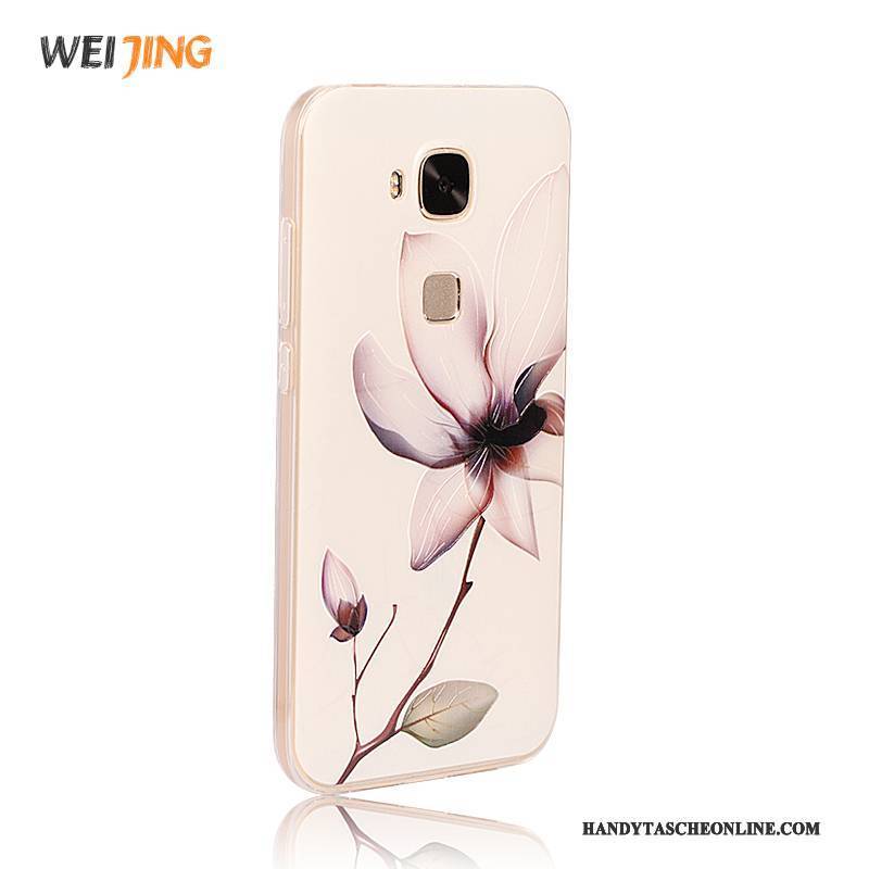 Hülle Huawei G7 Plus Weiche Grenze Handyhüllen, Case Huawei G7 Plus Schutz Rosa Schlank