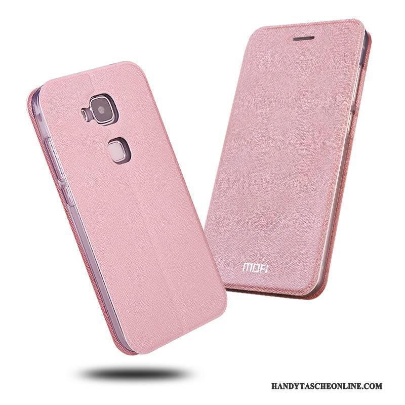 Hülle Huawei G9 Plus Lederhülle Anti-sturz Rosegold, Case Huawei G9 Plus Taschen Handyhüllen