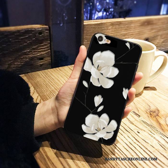 Hülle Huawei G9 Plus Silikon Schlank Nubuck, Case Huawei G9 Plus Schutz Schwarz Anti-sturz