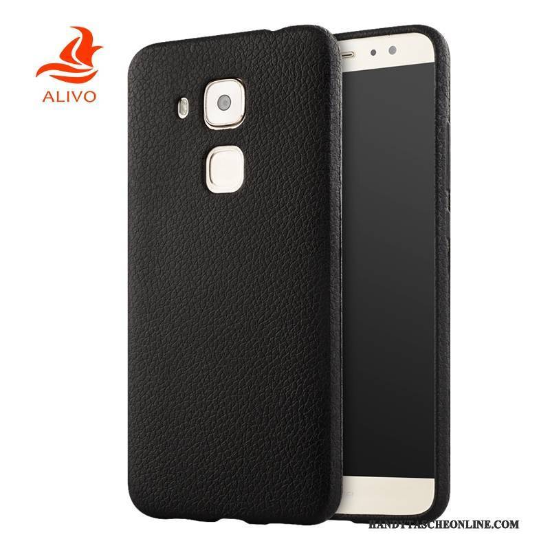 Hülle Huawei G9 Plus Taschen Anti-sturz Handyhüllen, Case Huawei G9 Plus Weiche Schwarz Transparent