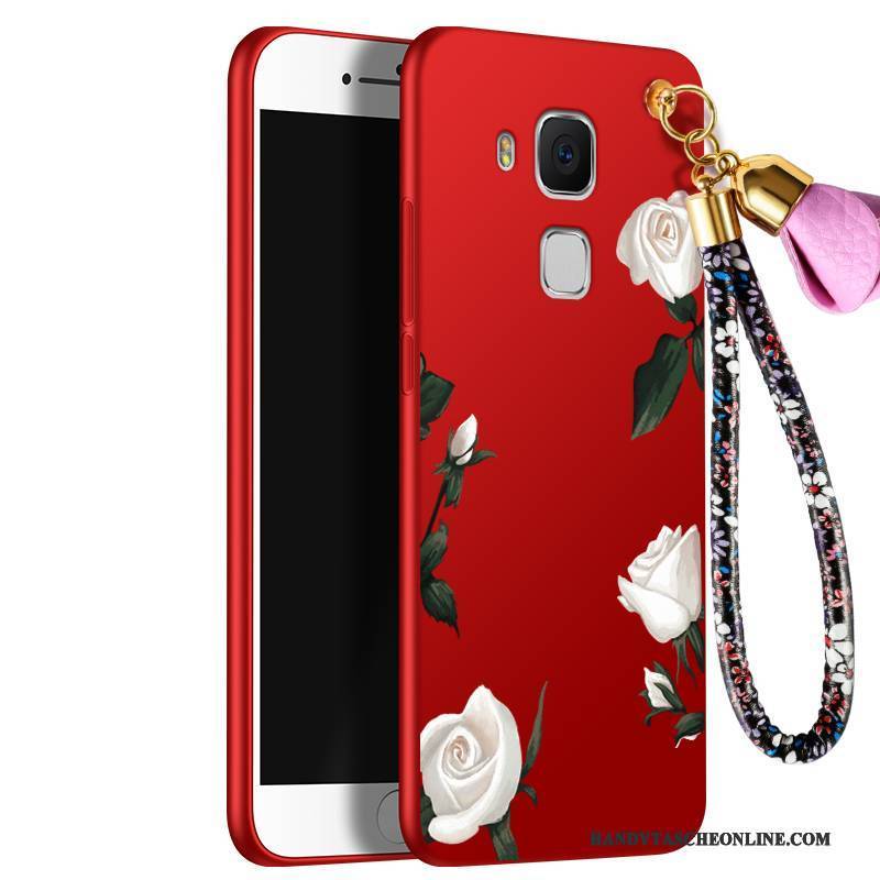 Hülle Huawei G9 Plus Taschen Persönlichkeit Handyhüllen, Case Huawei G9 Plus Weiche Rot Anti-sturz