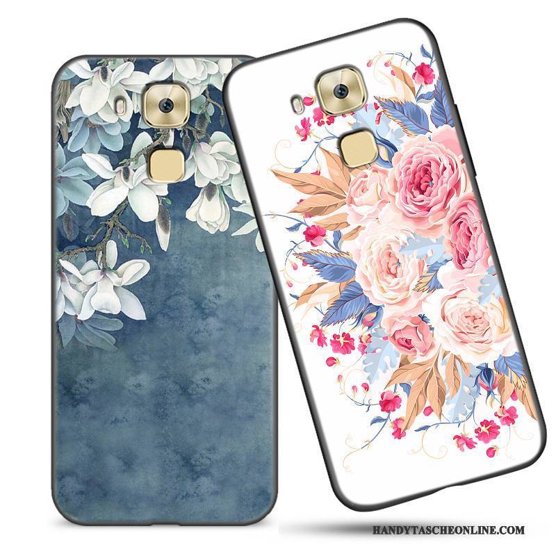 Hülle Huawei G9 Plus Weiche Handyhüllen Grün, Case Huawei G9 Plus Taschen Persönlichkeit Anti-sturz