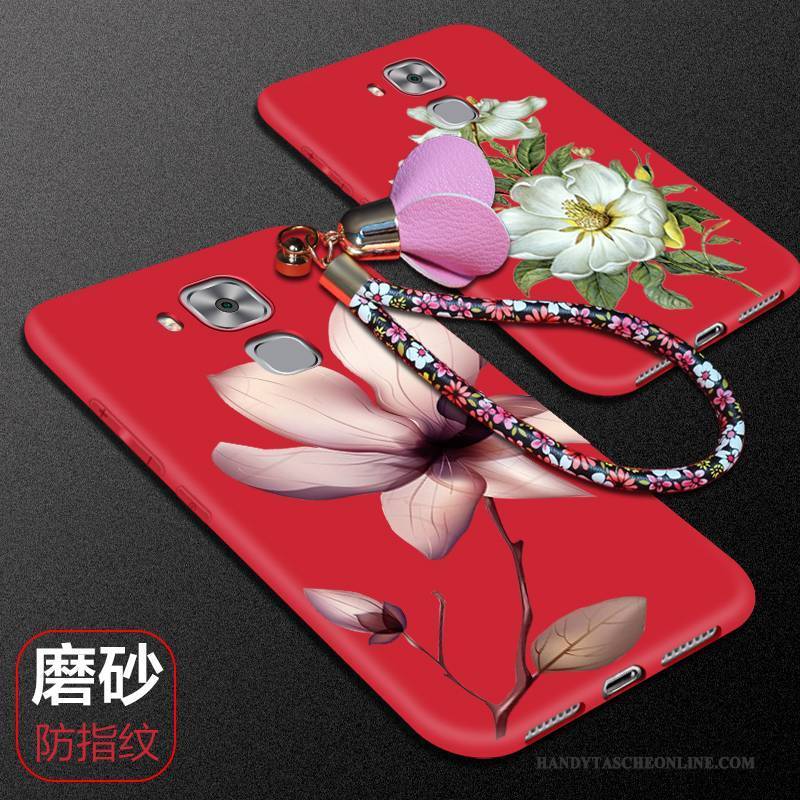 Hülle Huawei G9 Plus Weiche Rot Handyhüllen, Case Huawei G9 Plus Silikon Anti-sturz Trend