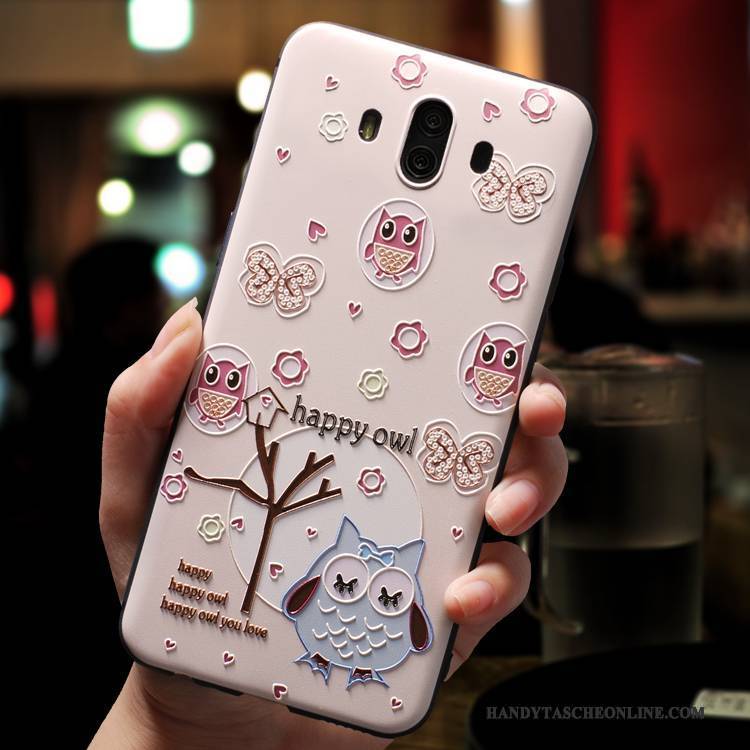 Hülle Huawei Mate 10 Karikatur Handyhüllen Persönlichkeit, Case Huawei Mate 10 Farbe Nette Anti-sturz