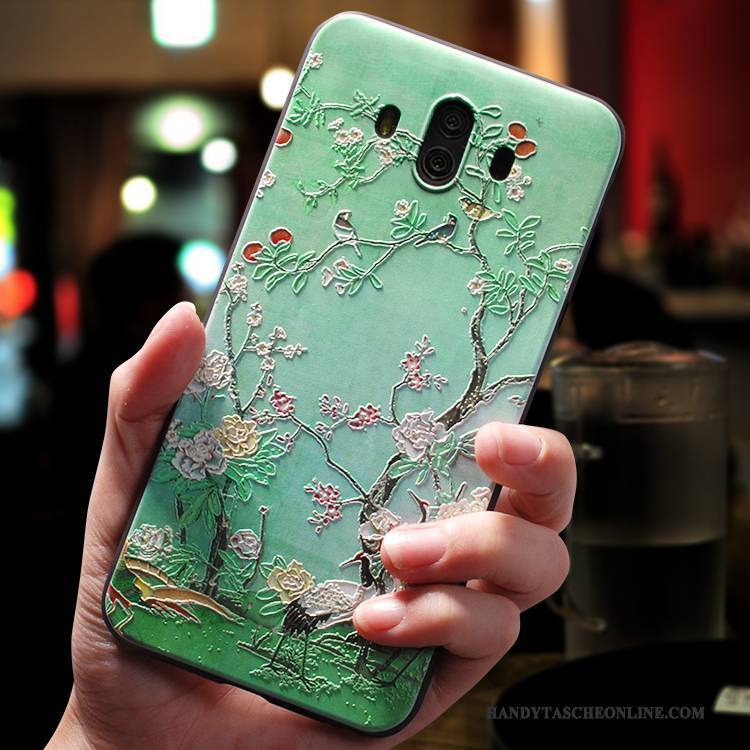 Hülle Huawei Mate 10 Kreativ Handyhüllen Persönlichkeit, Case Huawei Mate 10 Taschen Anti-sturz Chinesische Art