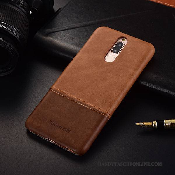Hülle Huawei Mate 10 Lite Leder Business Schlank, Case Huawei Mate 10 Lite Schutz Handyhüllen