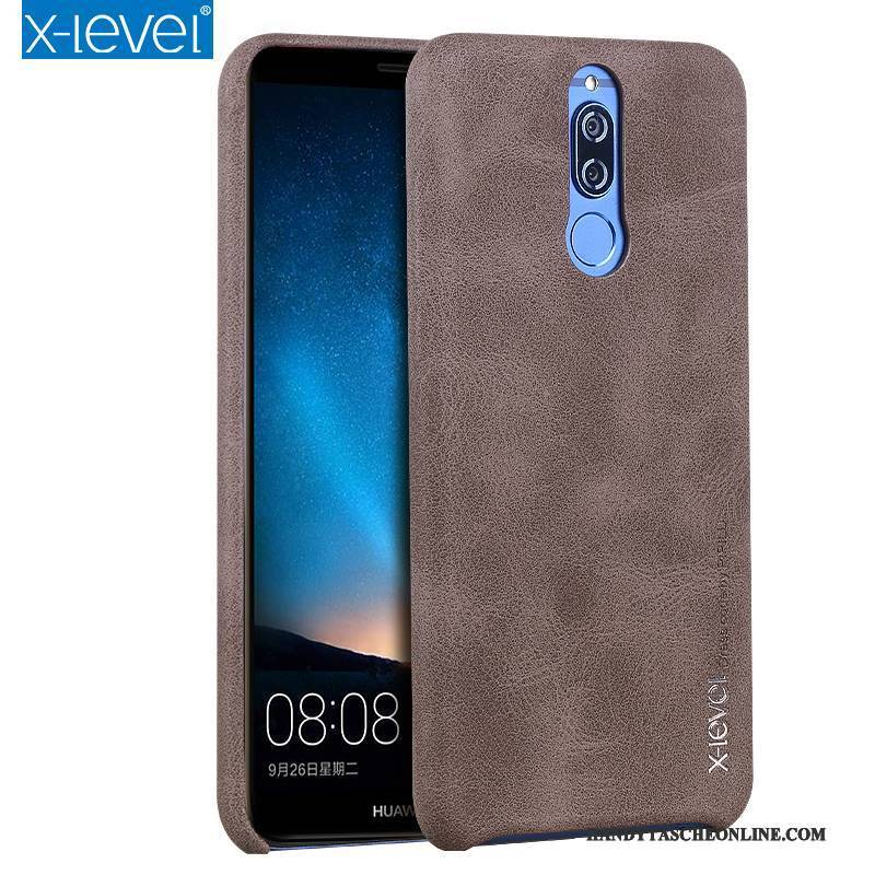 Hülle Huawei Mate 10 Lite Lederhülle Lichtfarbe Handyhüllen, Case Huawei Mate 10 Lite Weiche Schlank Anti-sturz