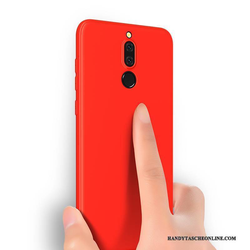 Hülle Huawei Mate 10 Lite Schutz Handyhüllen Rot, Case Huawei Mate 10 Lite Taschen Anti-sturz Schlank