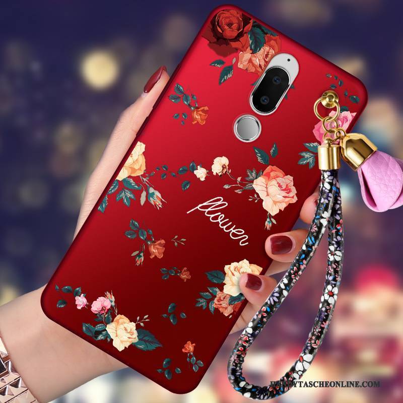 Hülle Huawei Mate 10 Lite Schutz Nubuck Anti-sturz, Case Huawei Mate 10 Lite Weiche Trend Neu