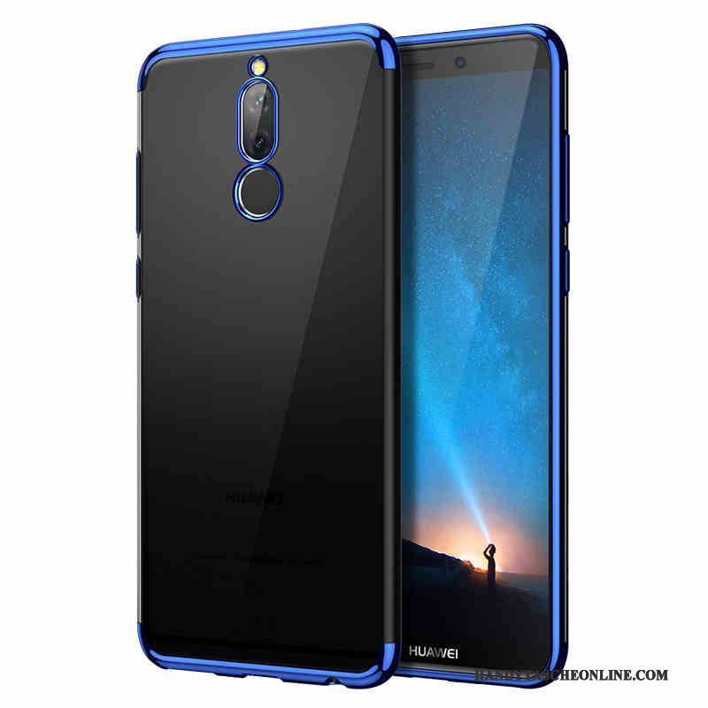Hülle Huawei Mate 10 Lite Silikon Handyhüllen Anti-sturz, Case Huawei Mate 10 Lite Taschen Überzug Blau