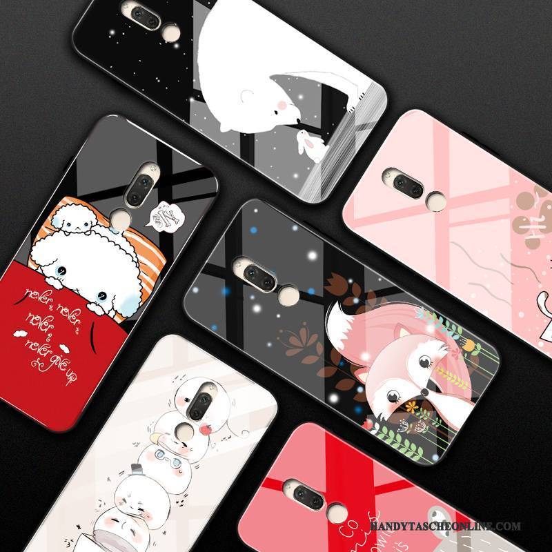 Hülle Huawei Mate 10 Lite Silikon Temperieren Handyhüllen, Case Huawei Mate 10 Lite Kreativ Glas Anti-sturz