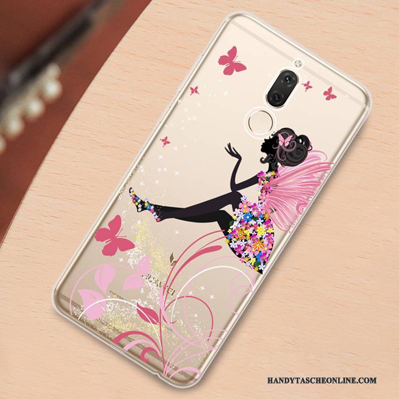 Hülle Huawei Mate 10 Lite Taschen Nette Trend, Case Huawei Mate 10 Lite Silikon Rosa Handyhüllen