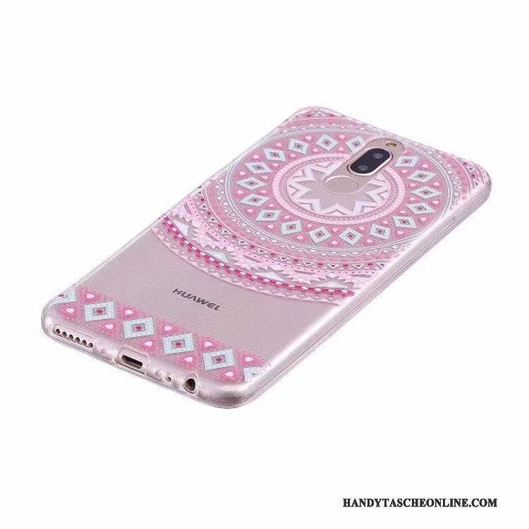 Hülle Huawei Mate 10 Lite Weiche Rosa Handyhüllen, Case Huawei Mate 10 Lite Gemalt Dünn