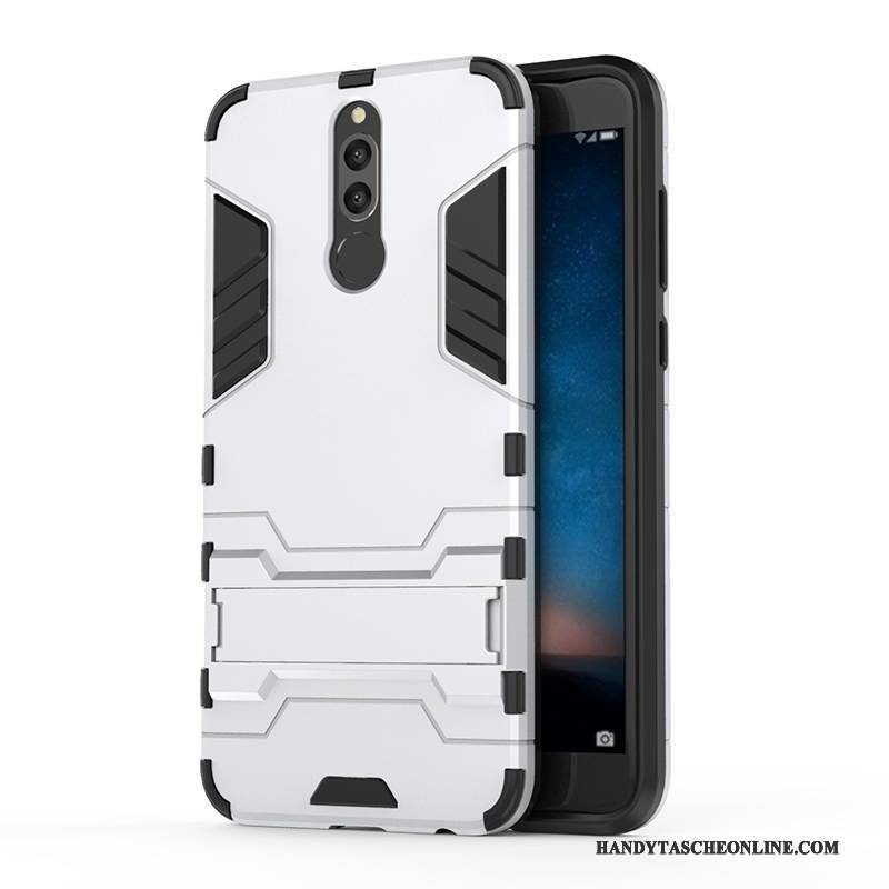Hülle Huawei Mate 10 Lite Weiche Silber Anti-sturz, Case Huawei Mate 10 Lite Schutz Schwer Handyhüllen