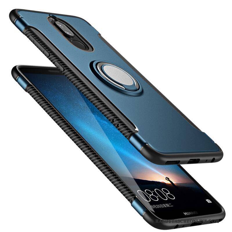 Hülle Huawei Mate 10 Lite Weiche Temperieren Ring, Case Huawei Mate 10 Lite Schutz An Bord Grün