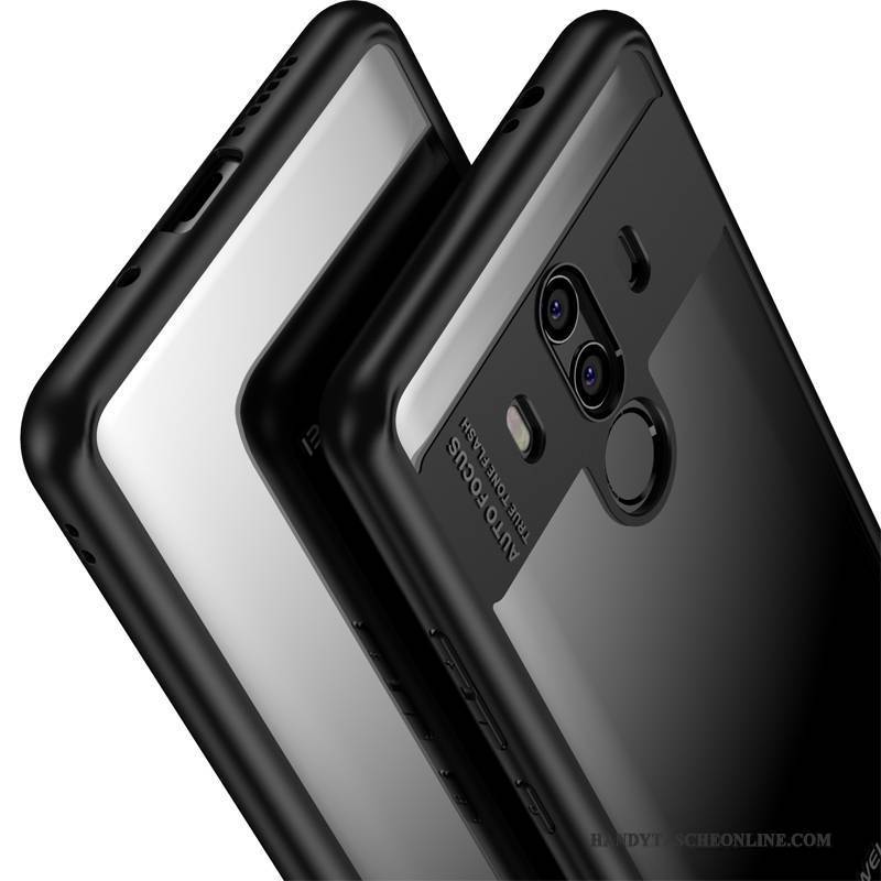 Hülle Huawei Mate 10 Pro Silikon Handyhüllen Schwarz, Case Huawei Mate 10 Pro Anti-sturz Schlank