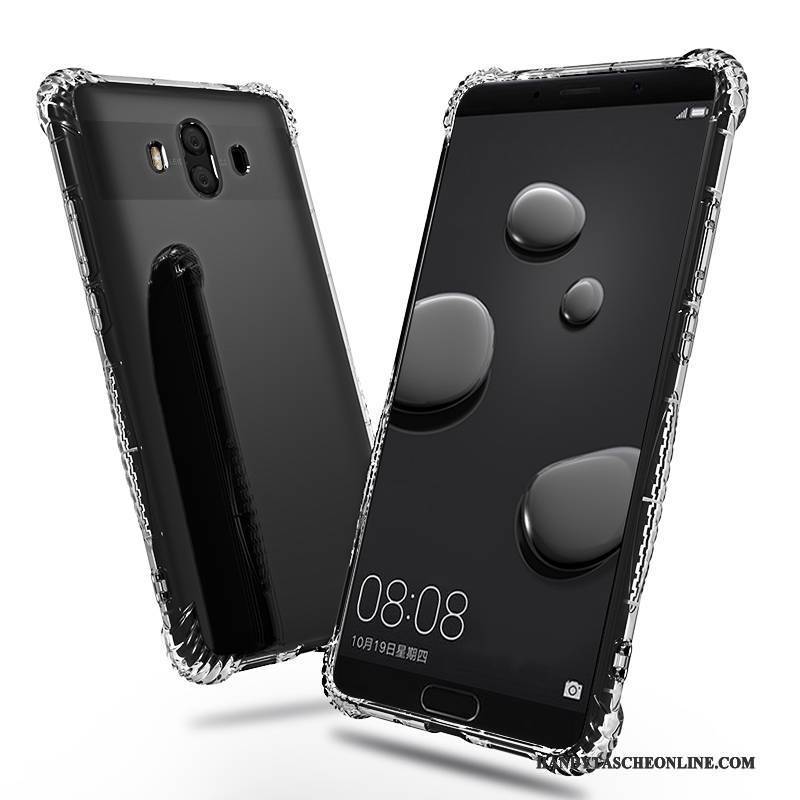 Hülle Huawei Mate 10 Pro Silikon Transparent Handyhüllen, Case Huawei Mate 10 Pro Taschen Anti-sturz Weiß