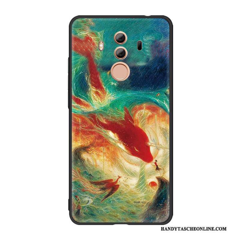 Hülle Huawei Mate 10 Pro Taschen Angepasst Trendmarke, Case Huawei Mate 10 Pro Silikon Persönlichkeit Handyhüllen