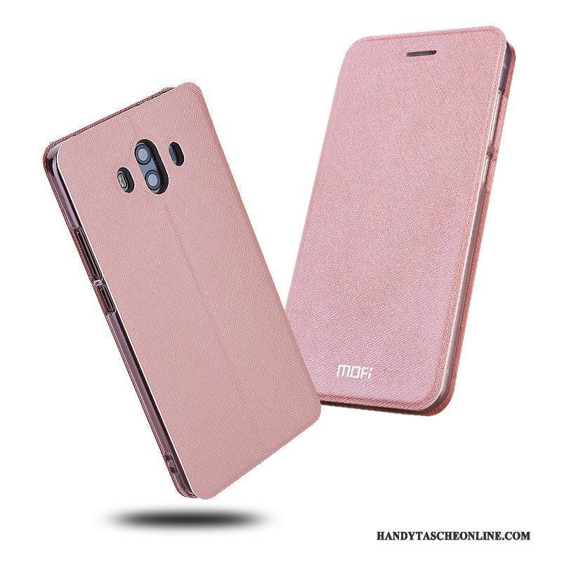 Hülle Huawei Mate 10 Pro Taschen Handyhüllen Rosa, Case Huawei Mate 10 Pro Folio Anti-sturz