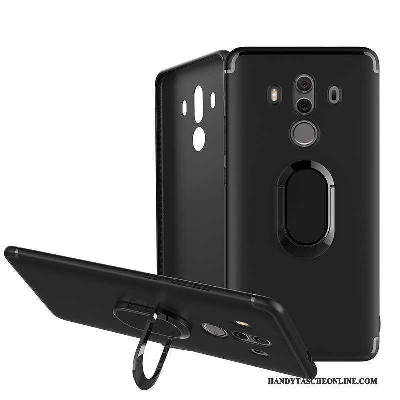 Hülle Huawei Mate 10 Pro Weiche Schwarz Unsichtbar, Case Huawei Mate 10 Pro Silikon Handyhüllen Schnalle