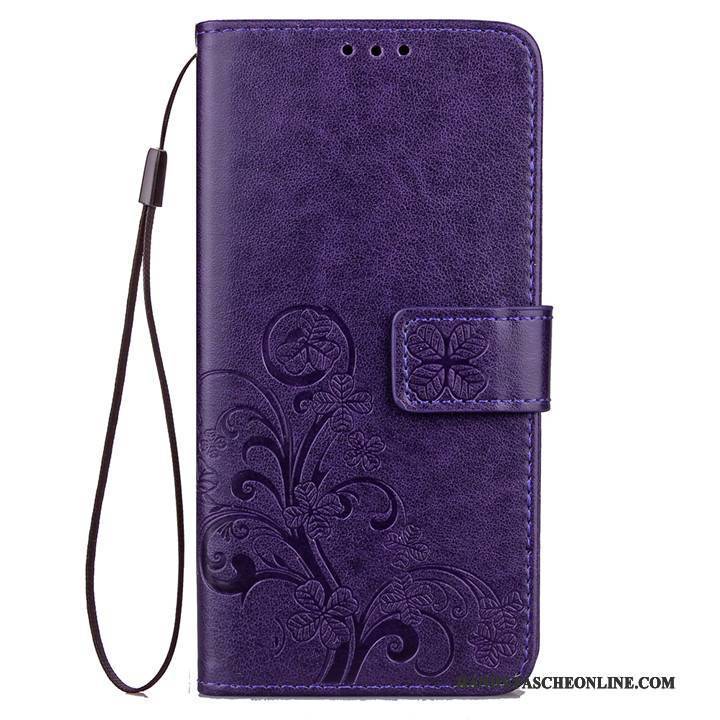Hülle Huawei Mate 10 Schutz Anti-sturz Lila, Case Huawei Mate 10 Lederhülle
