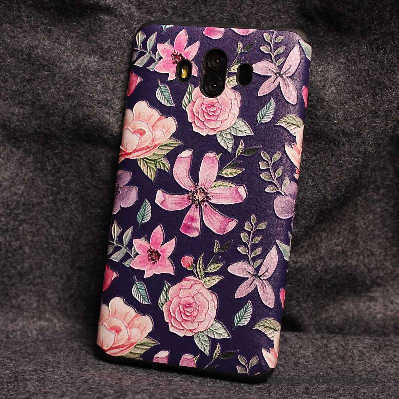Hülle Huawei Mate 10 Silikon Anti-sturz Persönlichkeit, Case Huawei Mate 10 Taschen Handyhüllen Rosa