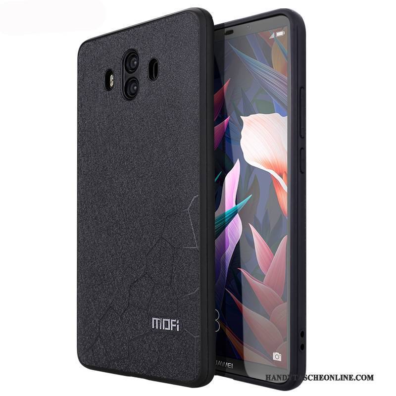 Hülle Huawei Mate 10 Silikon Schwarz Schlank, Case Huawei Mate 10 Schutz Schwer Neu