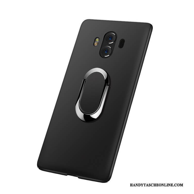 Hülle Huawei Mate 10 Taschen Ring Trend, Case Huawei Mate 10 Schutz Schwarz Handyhüllen