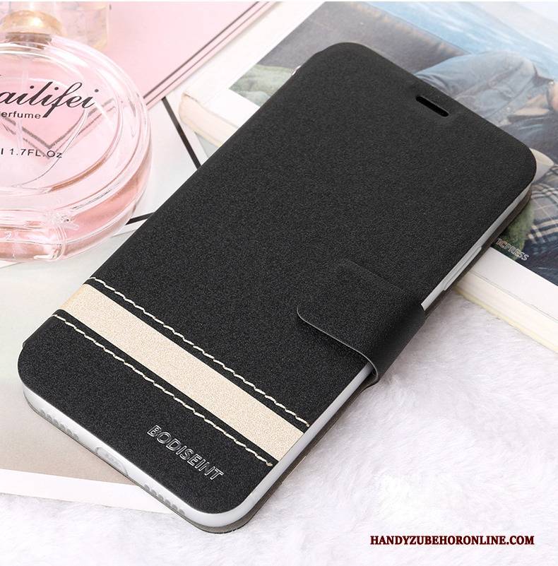 Hülle Huawei Mate 20 Lite Lederhülle Schwarz Temperieren, Case Huawei Mate 20 Lite Handyhüllen Membran