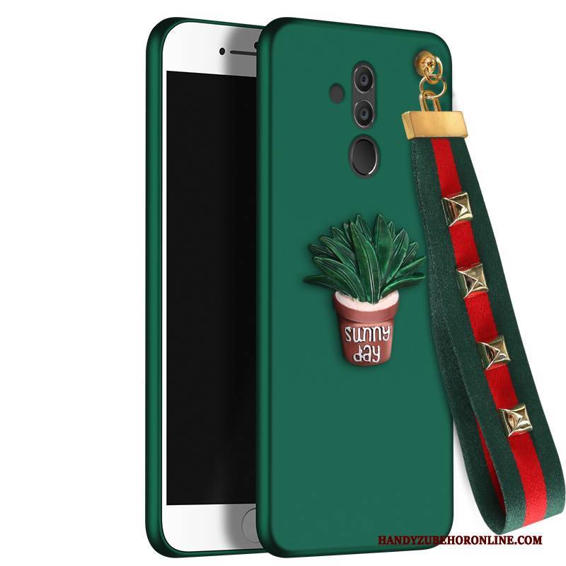 Hülle Huawei Mate 20 Lite Silikon Handyhüllen Grün, Case Huawei Mate 20 Lite Schutz Anti-sturz Trend