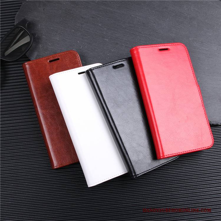 Hülle Huawei Mate 20 Pro Lederhülle Rot Handyhüllen, Case Huawei Mate 20 Pro Folio