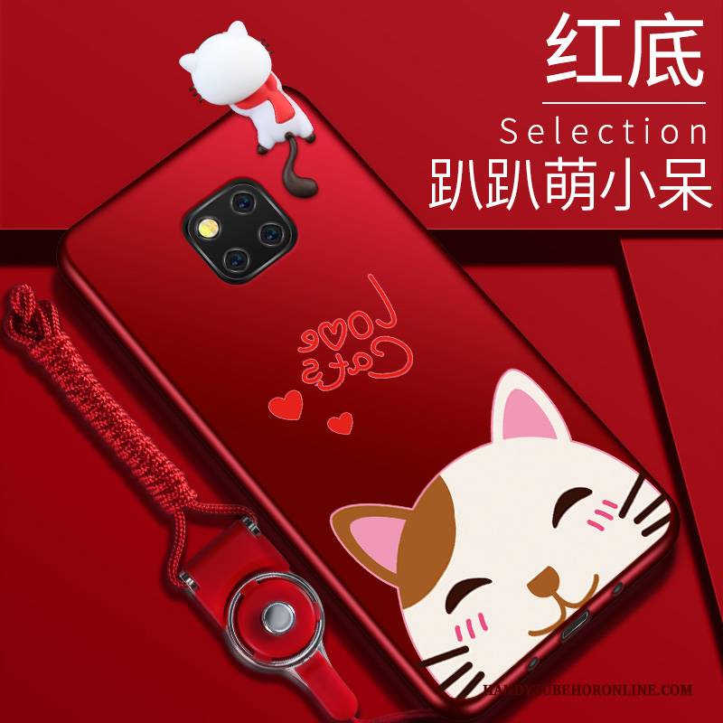 Hülle Huawei Mate 20 Rs Weiche Rot Handyhüllen, Case Huawei Mate 20 Rs Schutz Nette
