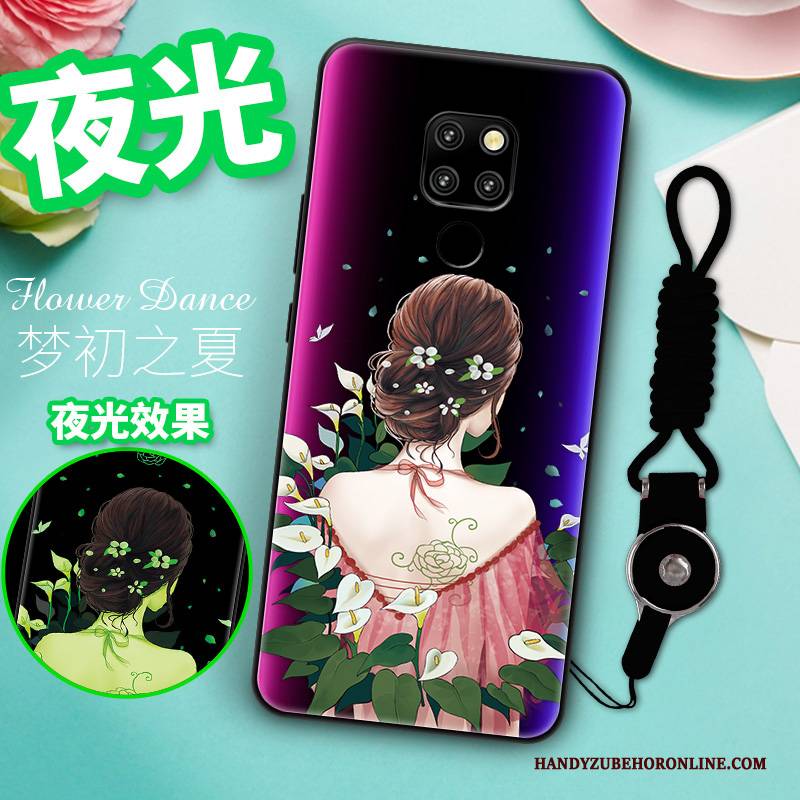 Hülle Huawei Mate 20 Taschen Persönlichkeit Super, Case Huawei Mate 20 Schutz Blau Neu