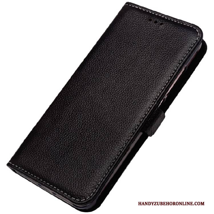 Hülle Huawei Mate 20 X Taschen Schwarz Anti-sturz, Case Huawei Mate 20 X Leder