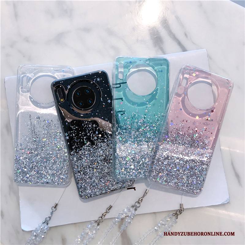Hülle Huawei Mate 30 Kreativ Einfach Handyhüllen, Case Huawei Mate 30 Schutz Silber Sternenhimmel