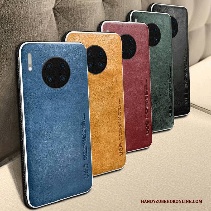 Hülle Huawei Mate 30 Pro Leder Anti-sturz Trendmarke, Case Huawei Mate 30 Pro Silikon Schlank Handyhüllen
