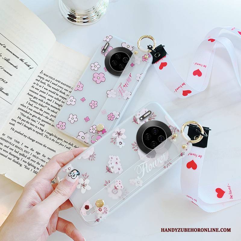 Hülle Huawei Mate 30 Pro Schutz Anti-sturz Weiß, Case Huawei Mate 30 Pro Silikon Transparent Handyhüllen