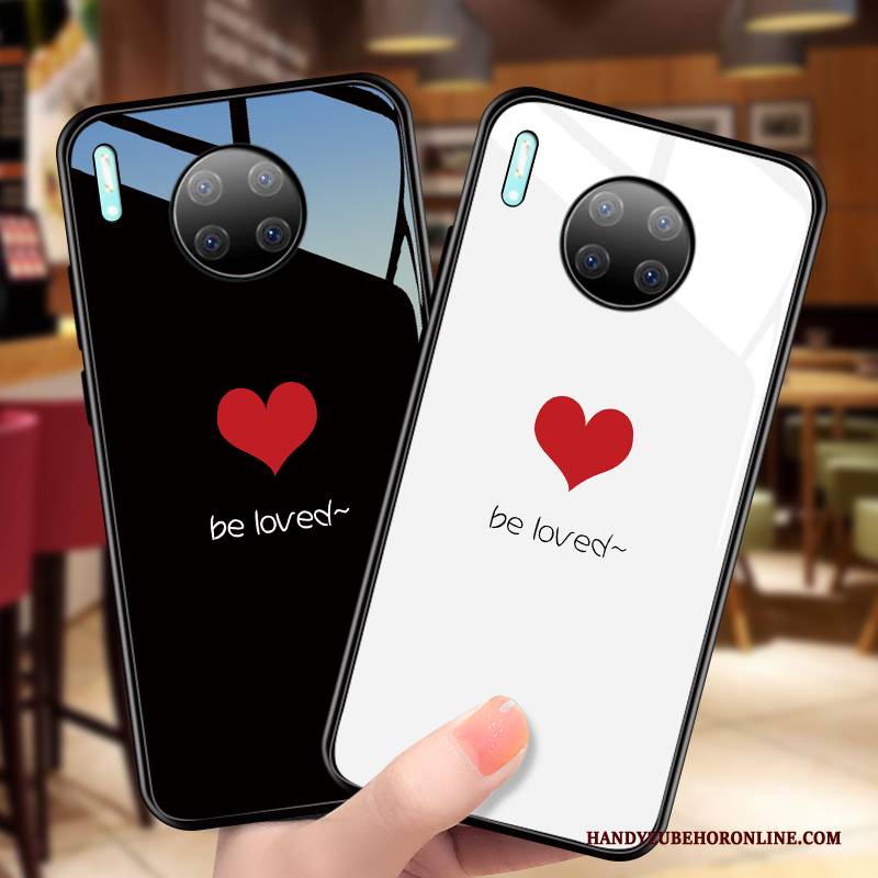 Hülle Huawei Mate 30 Pro Taschen Liebhaber Anti-sturz, Case Huawei Mate 30 Pro Schwarz Glas