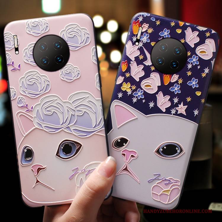 Hülle Huawei Mate 30 Prägung Trendmarke Neu, Case Huawei Mate 30 Weiche Persönlichkeit Handyhüllen