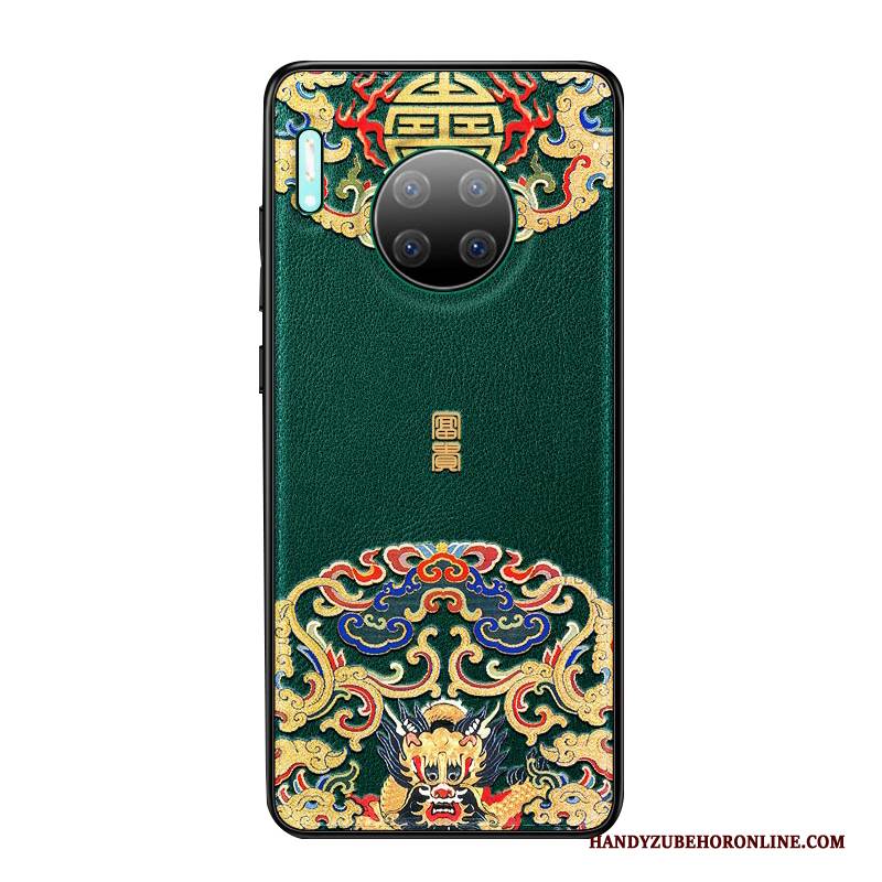 Hülle Huawei Mate 30 Schutz Anti-sturz Schlank, Case Huawei Mate 30 Taschen Wind Grün