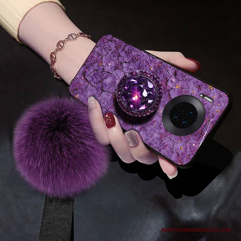 Hülle Huawei Mate 30 Schutz Trend Muster, Case Huawei Mate 30 Silikon Plüsch Anti-sturz