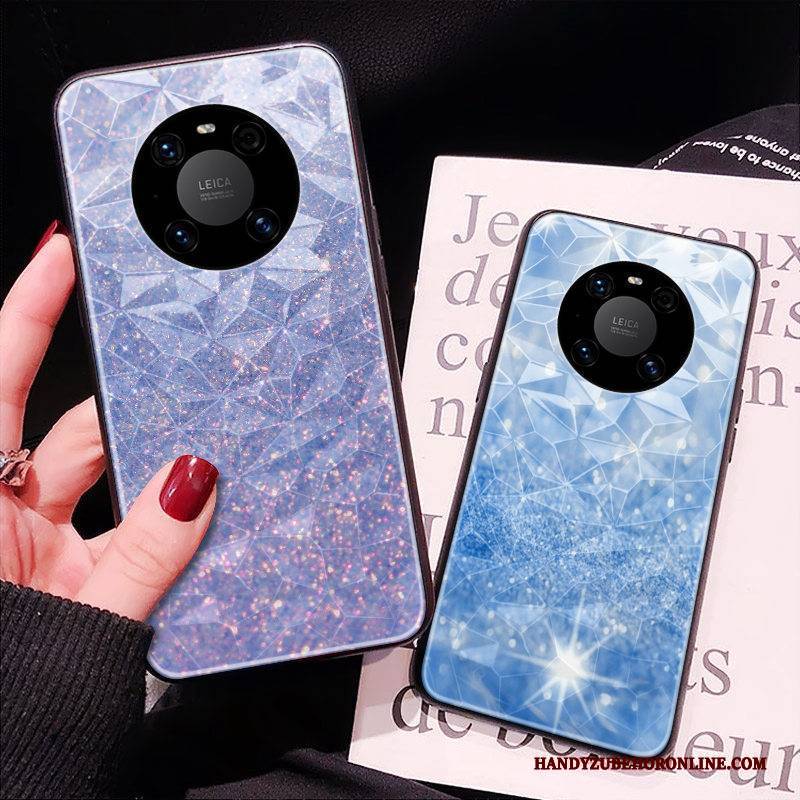 Hülle Huawei Mate 40 Lila Muster, Case Huawei Mate 40 Trend Handyhüllen