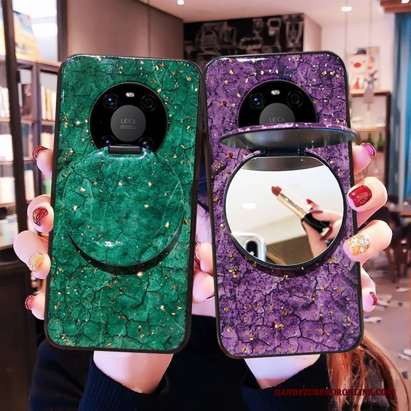 Hülle Huawei Mate 40 Pro Kreativ Spiegel High-end, Case Huawei Mate 40 Pro Mode Mini Tragbar