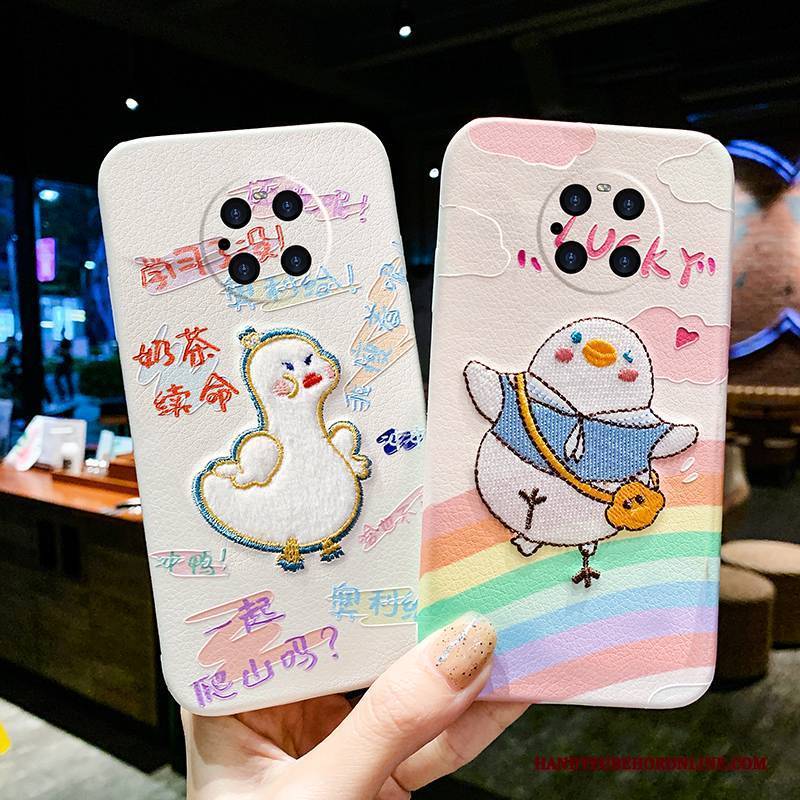 Hülle Huawei Mate 40 Pro Kreativ Stickerei Anti-sturz, Case Huawei Mate 40 Pro Taschen Neu Netto Rot